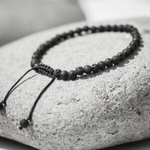 Pulsera Lava volcánica minimal