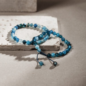Pulsera Ágata azul
