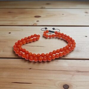 Collar Cornalina regulable